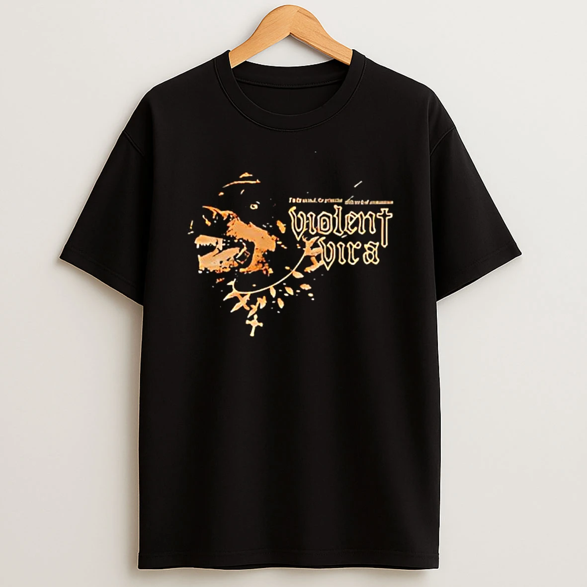 Violent Vira Dog Graphic T Shirt
