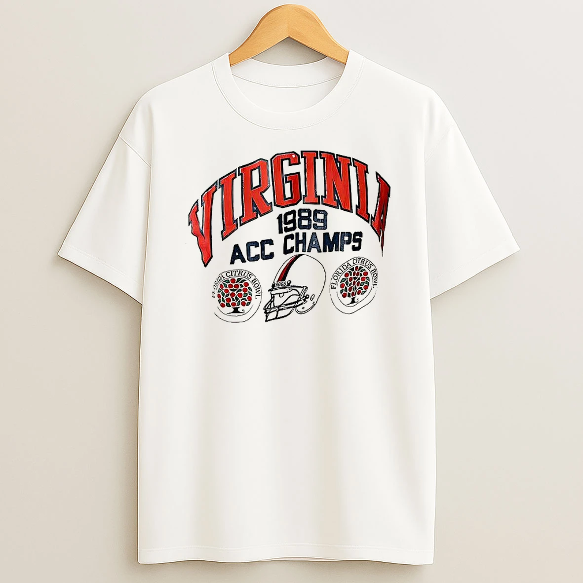 Virginia Cavaliers 1989 Acc Champs T Shirt