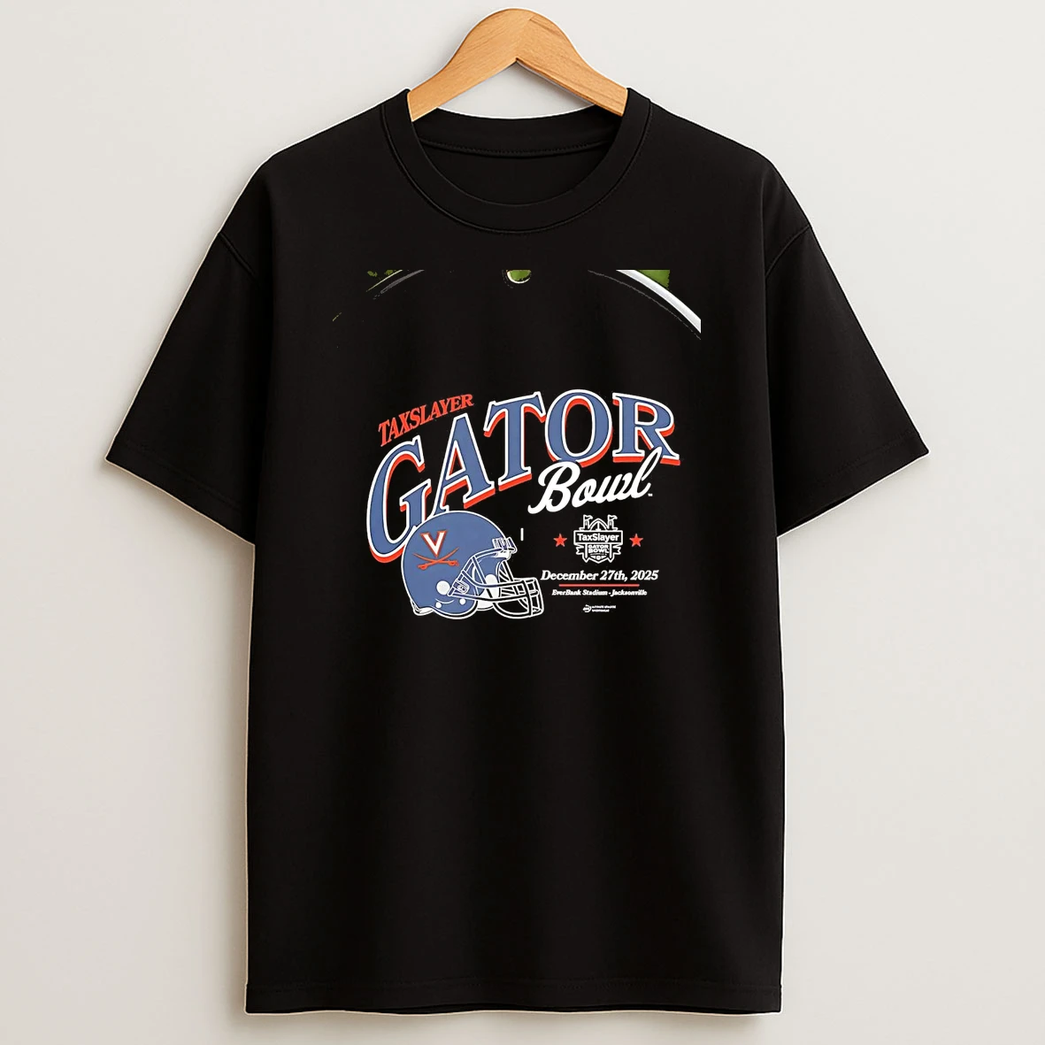 Virginia Cavaliers 2025 Taxslayer Gator Bowl Helmet Chriast T Shirt