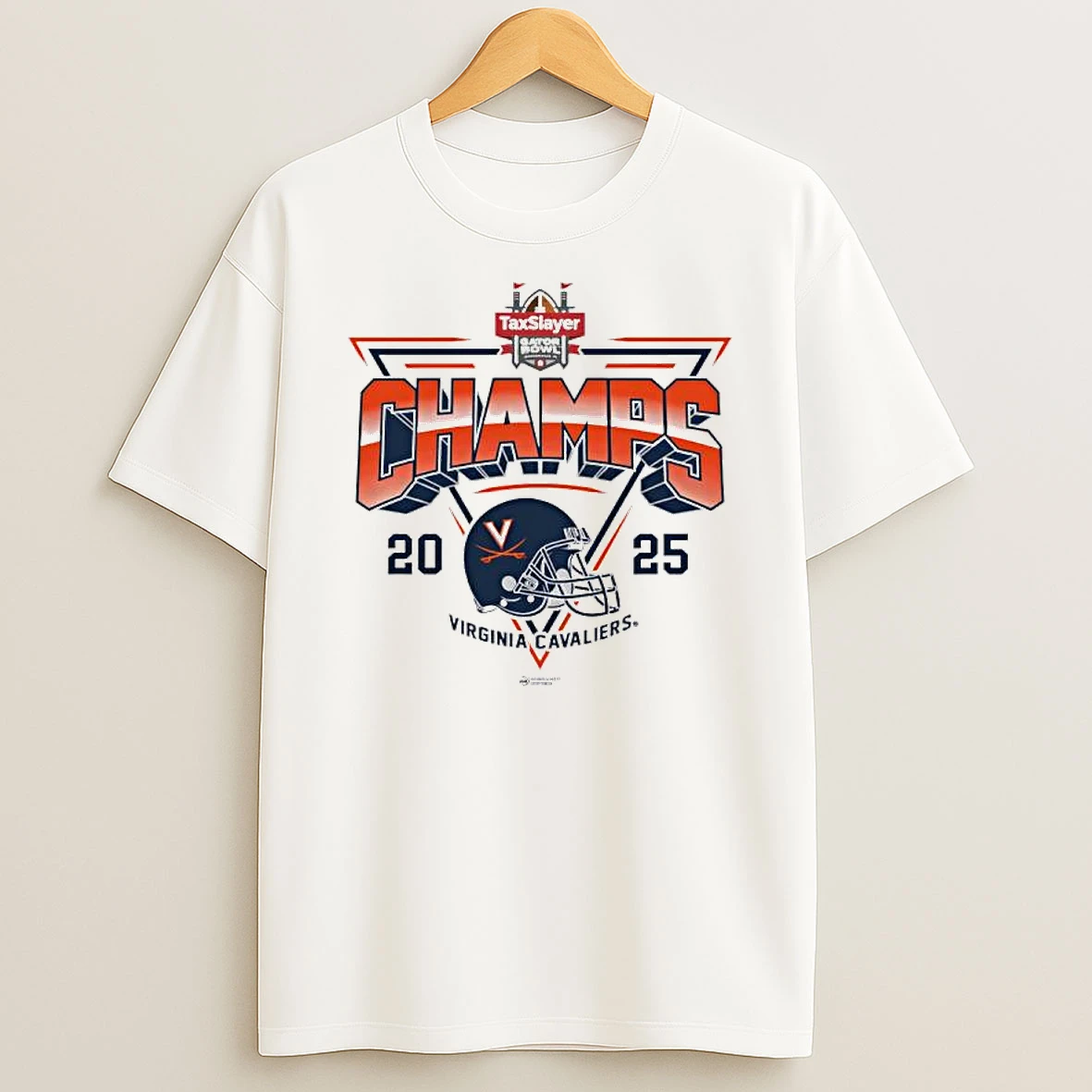 Virginia Cavaliers Taxslayer Gator Bowl Champs 2025 T Shirt