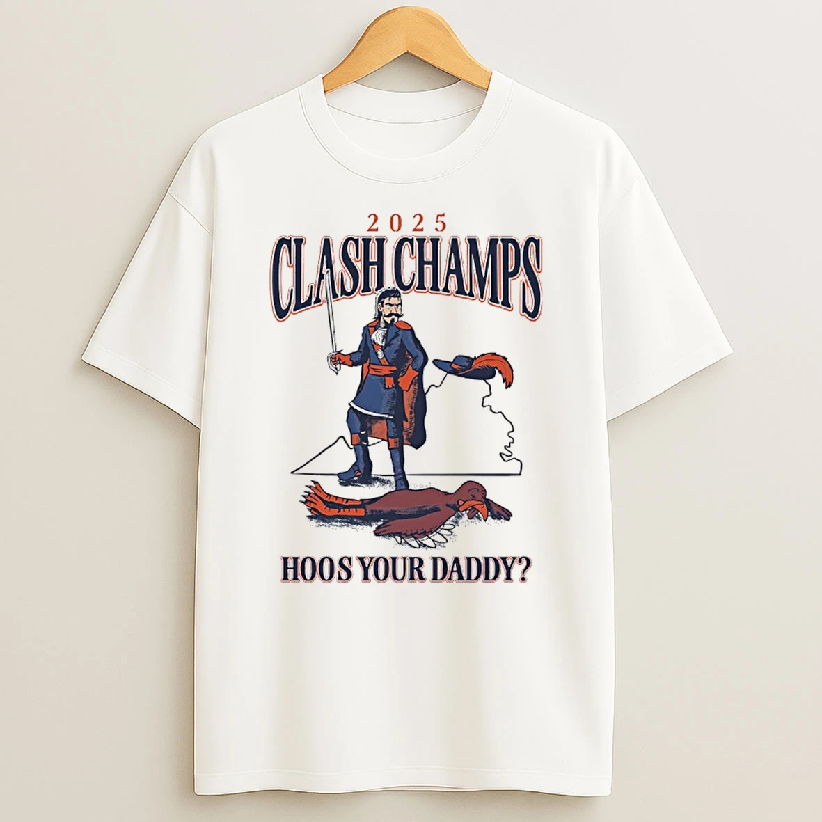 Virginia Cavaliers Beat Virginia Tech Clash 2025 Champs Hoos Your Daddy T Shirt