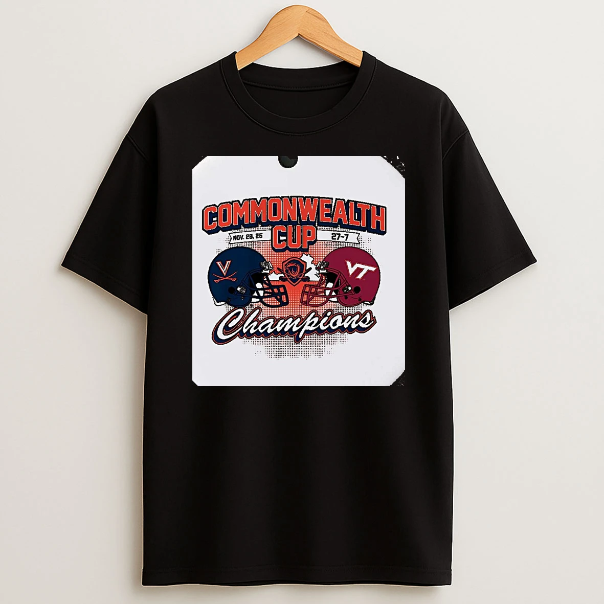 Virginia Cavaliers Commonwealth Cup Champions 2025 Score Christmas Christmas T Shirt