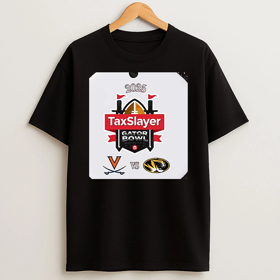 Virginia Cavaliers Vs Missouri Tigers 2025 Gator Bowl Christmas T Shirt