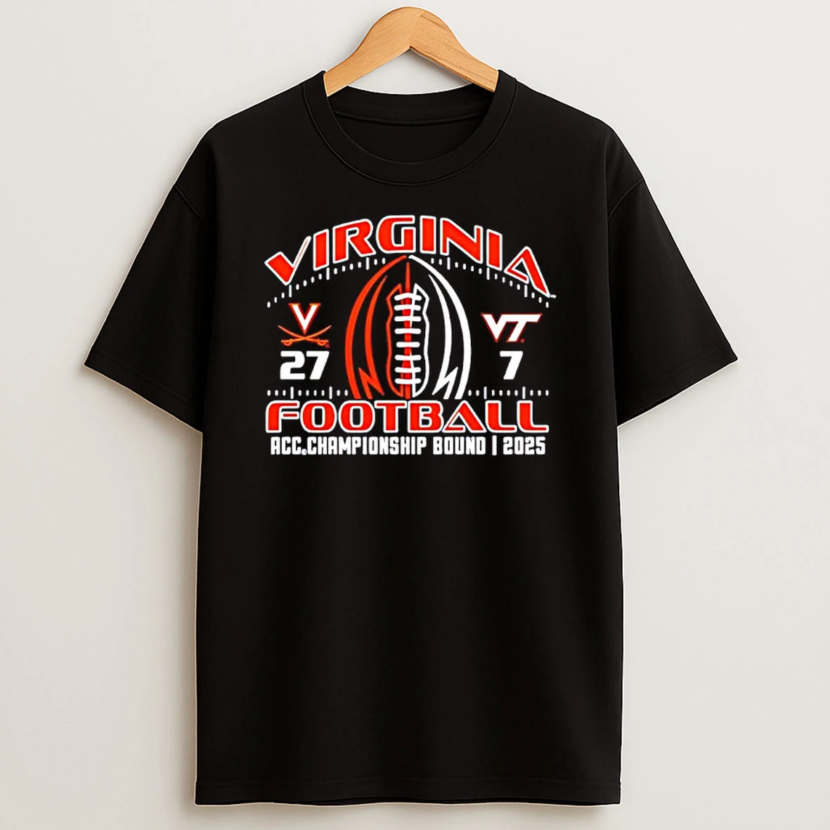 Virginia Football 2025 Battle Acc Championship Bound Score T Shirt