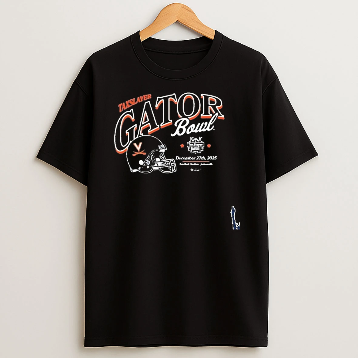 Virginia Football 2025 Taxslayer Gator Bowl Bound T Shirt