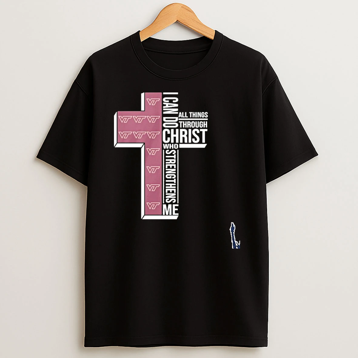 Virginia Tech Basketball I Can Do All Things Through Christ Who Strengthens Me T Shirt