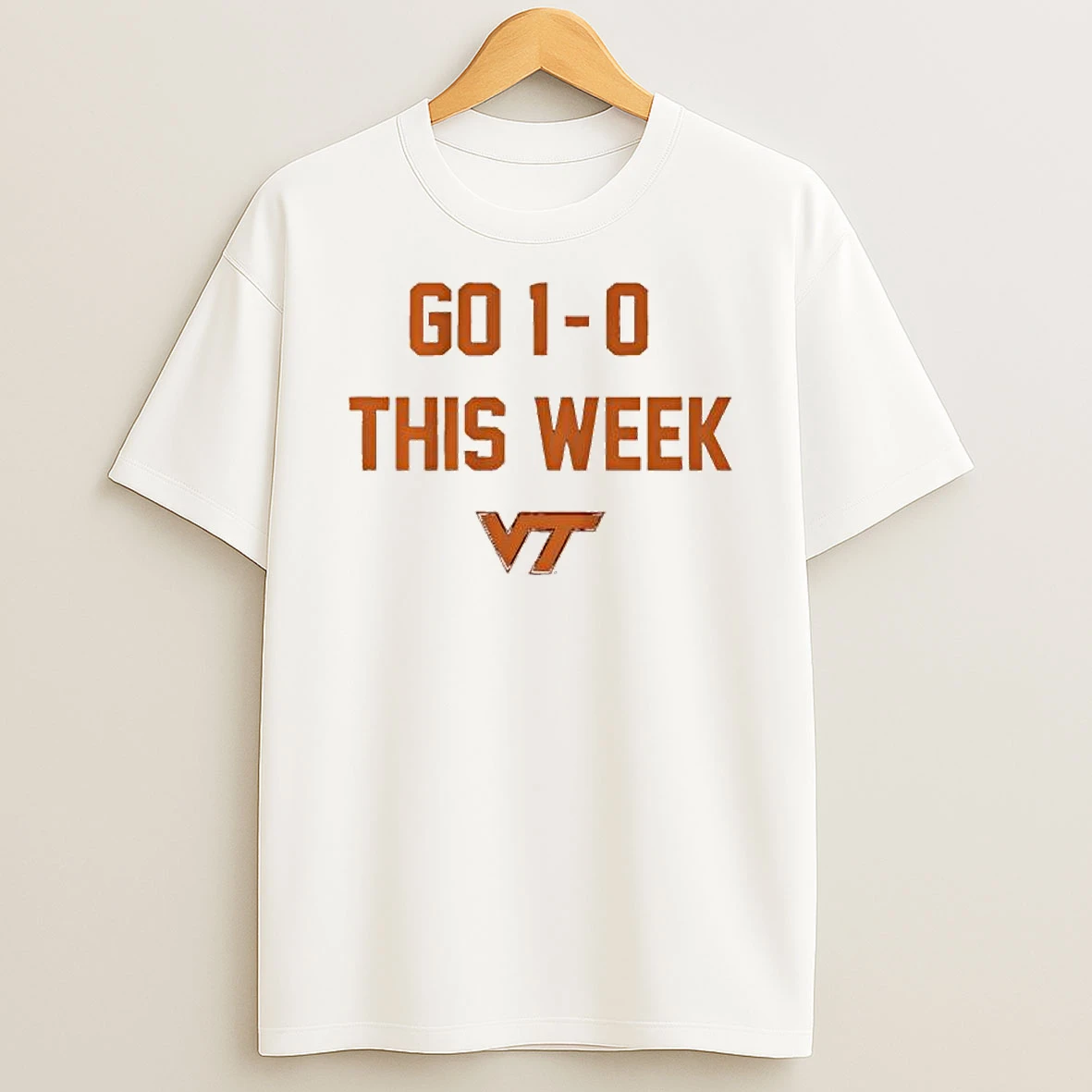 Virginia Tech Football Go 1 0 This Week T Shirt