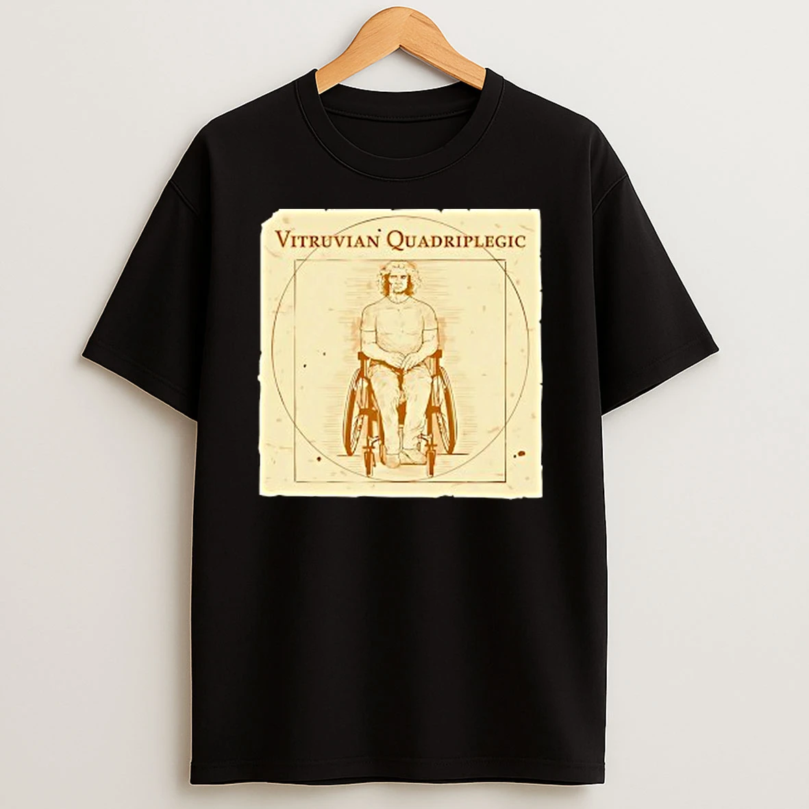 Vitruvian Quadriplegic T Shirt