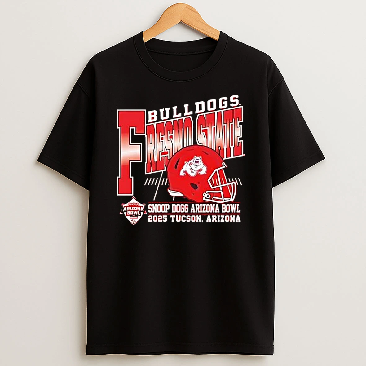 Vive La Fete Fresno State Bulldog Snoop Dogg Arizona Bowl 2025 Tucson Helmet T Shirt