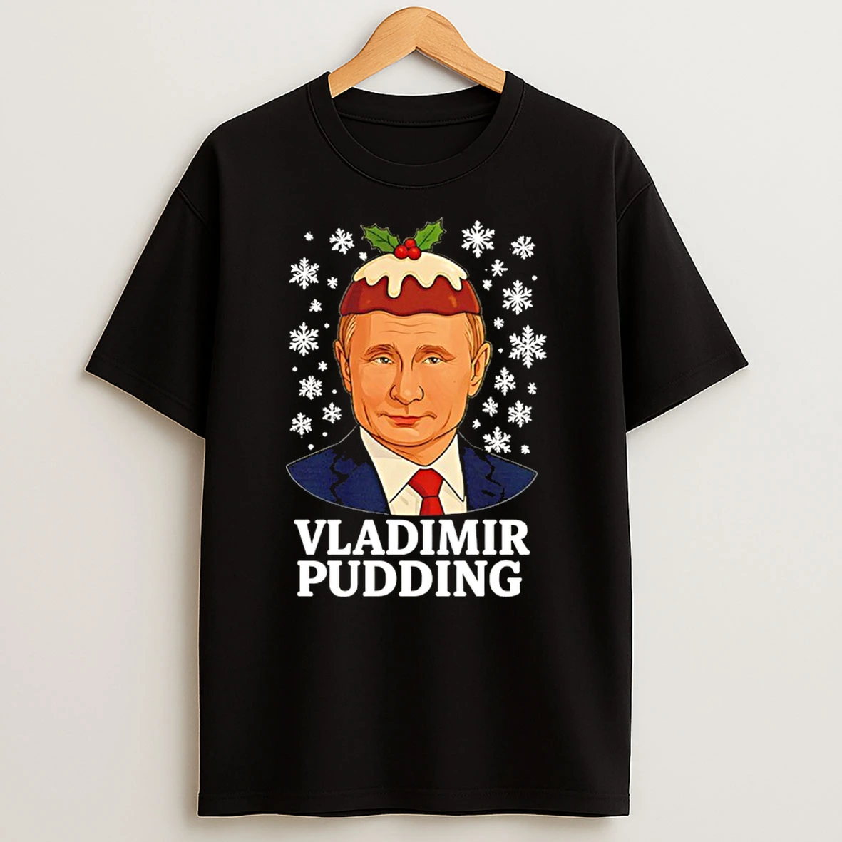 Vladimir Pudding Putin Christmas Funny T Shirt