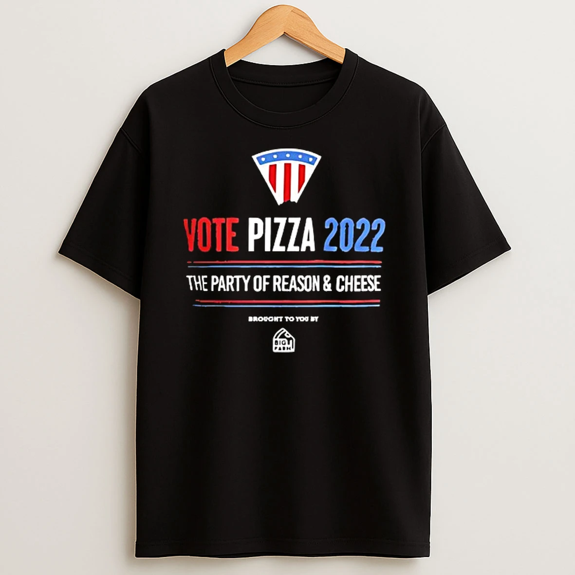 Vote Pizza 2022 The Party Of Reason And Cheese T Shirt
