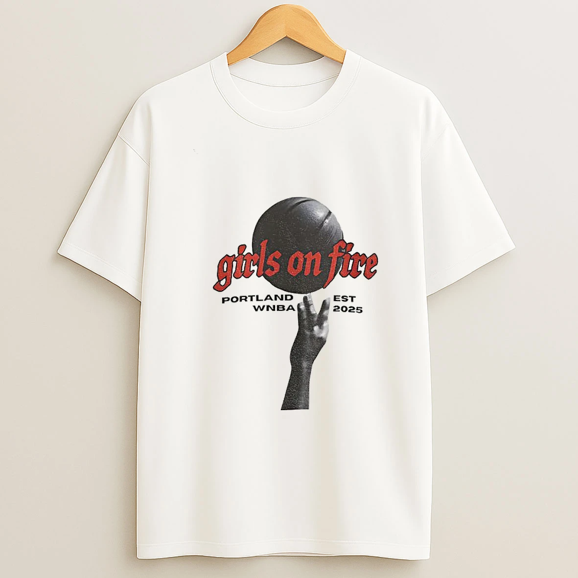 Wnba Girls On Fire Portland Est 2025 Vintage T Shirt