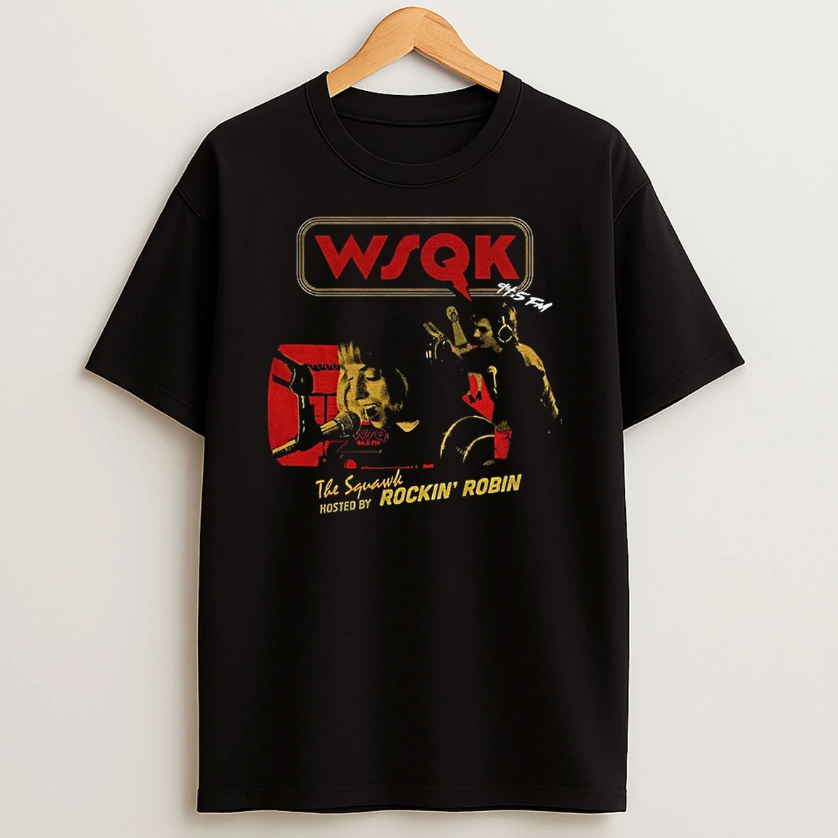 Wsqk Rockin Robin The Squawkosted By Radio T Shirt