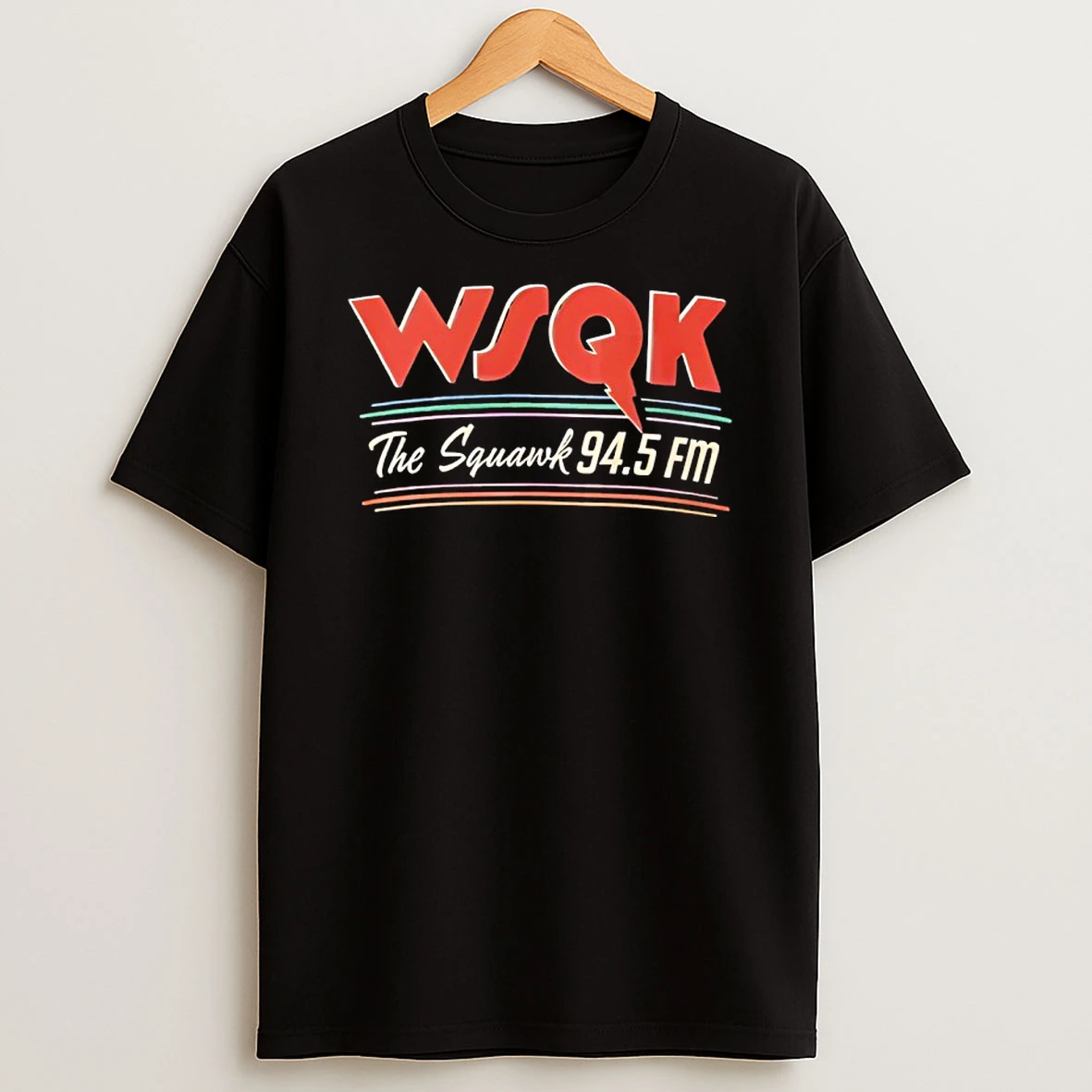 Wsqk The Squawk 94 5 Radio Retro T Shirt