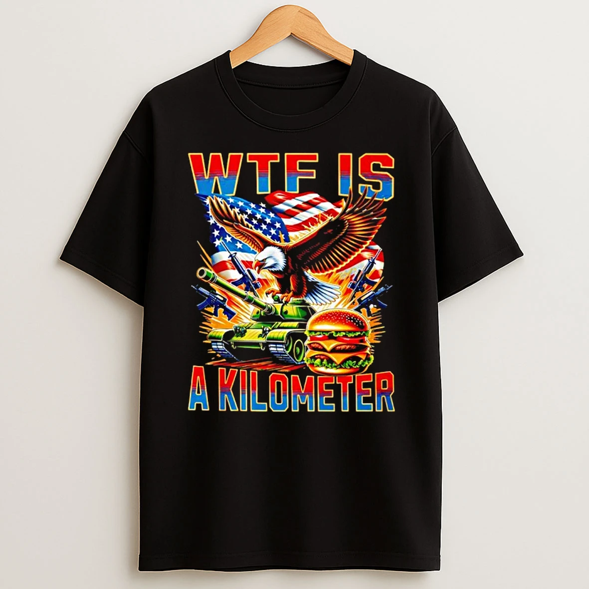 Wtf Is A Kilometer Burger T Shirt
