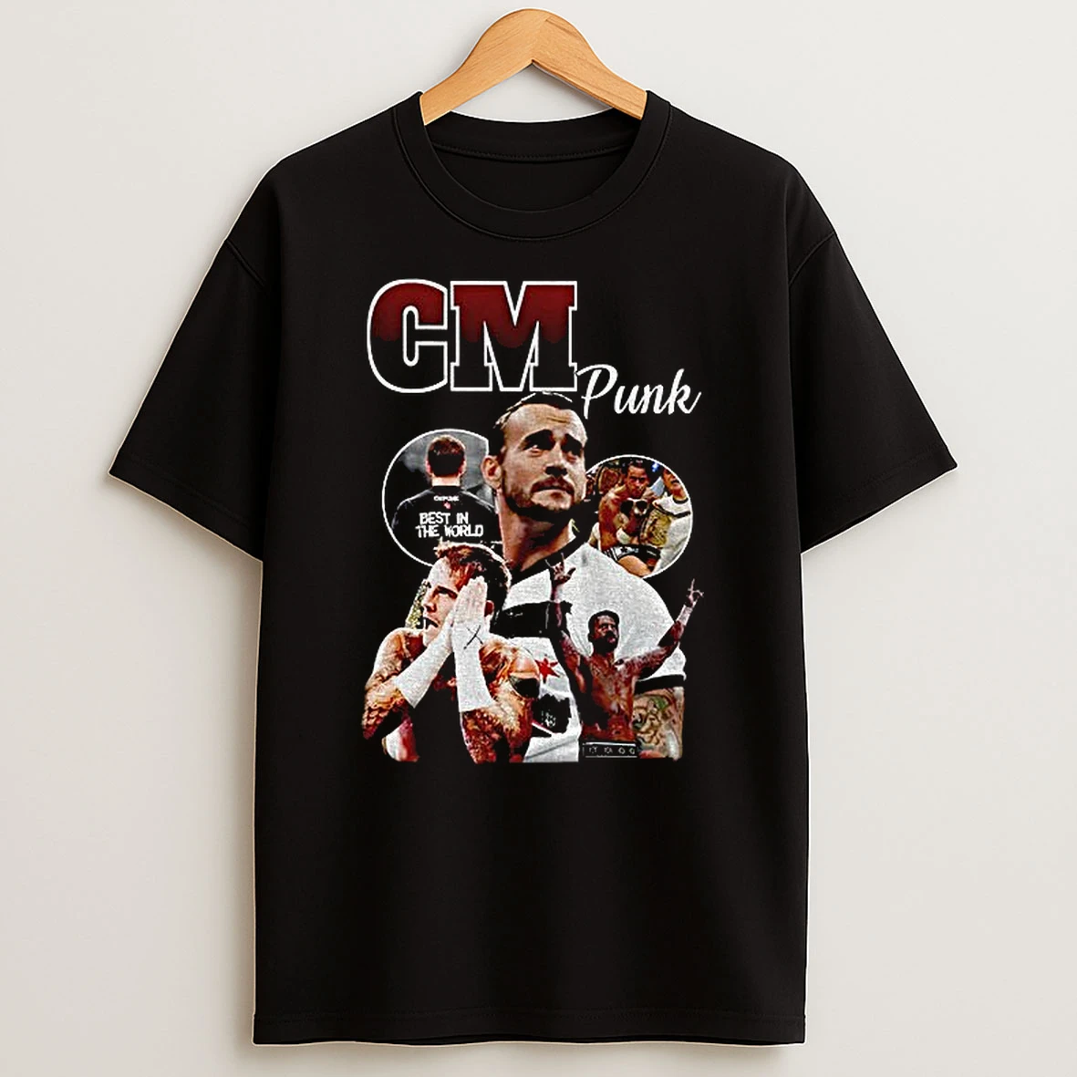 Wwe Cm Punk 90s Vintage Bootleg T Shirt