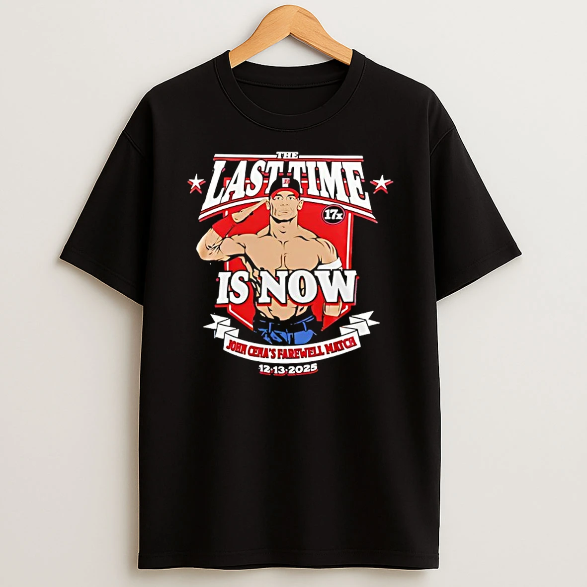 Wwe John Cena Farewell 2025 Washington D C The Last Time T Shirt