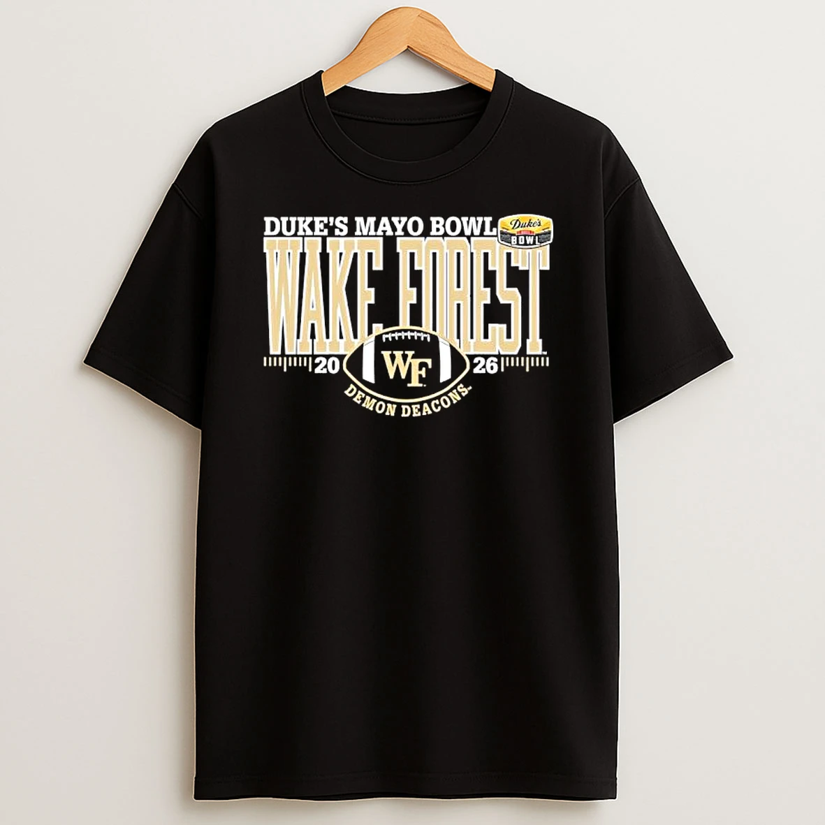 Wake Forest Demon Deacons Football 2026 Dukes Mayo Bowl T Shirt
