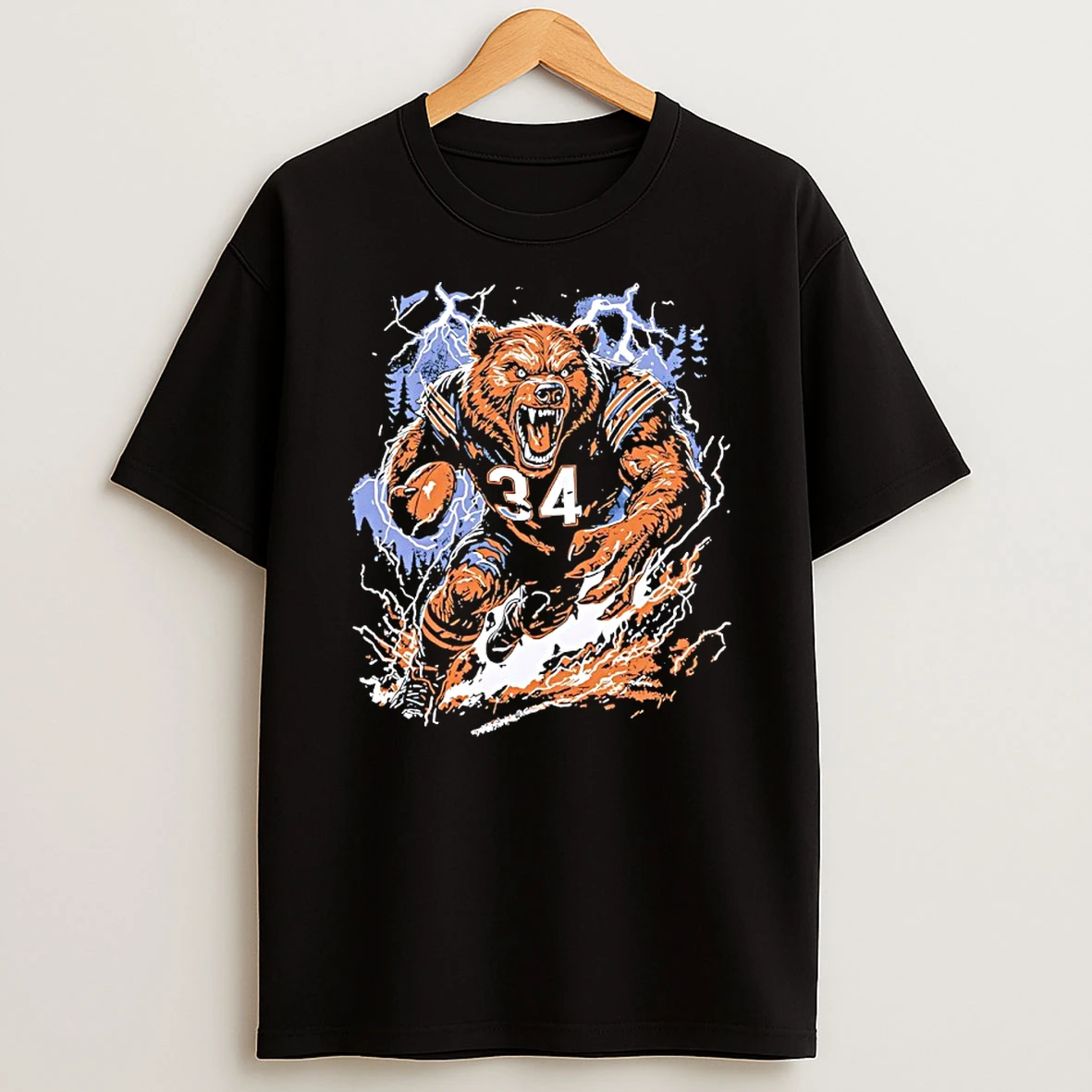 Walter Payton Sweetness 34 Windy City Beast Graphic T Shirt