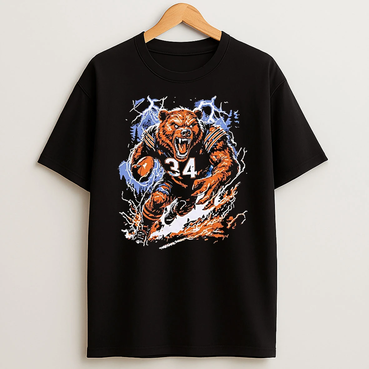 Walter Payton Sweetness Windy City Beast Chicago Bears T Shirt
