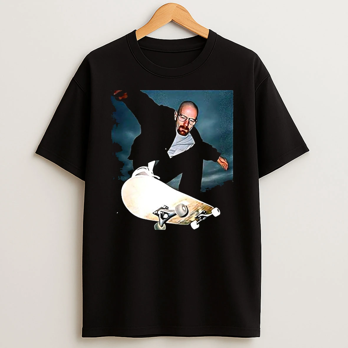 Walter White Skateboarding 90s Movie Meme T Shirt
