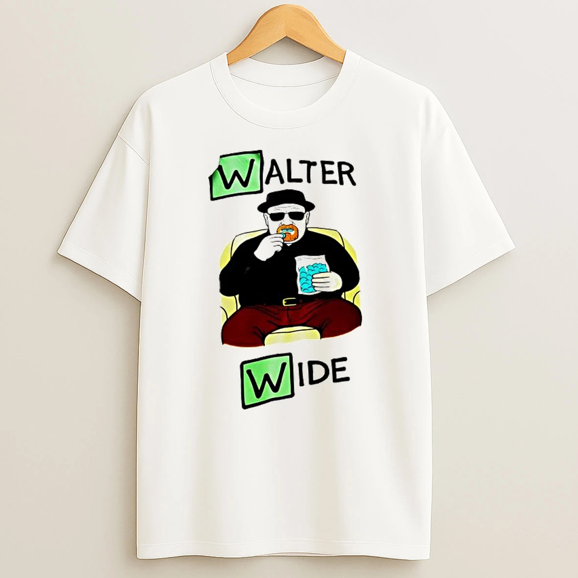 Walter Wide Breaking Bad Graphic T Shirt