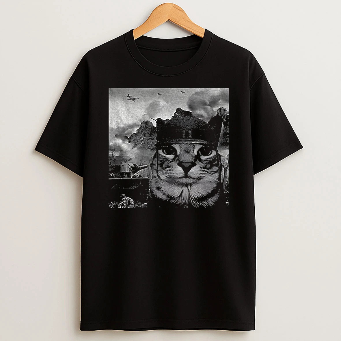 War Cat Kitten Soldier Meme T Shirt