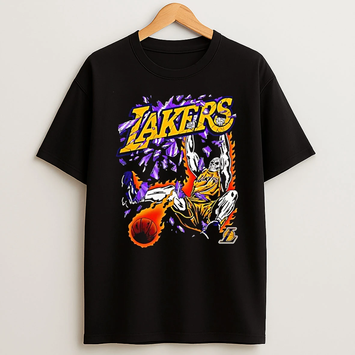 Warren Lotas Los Angeles Lakers Graphic T Shirt