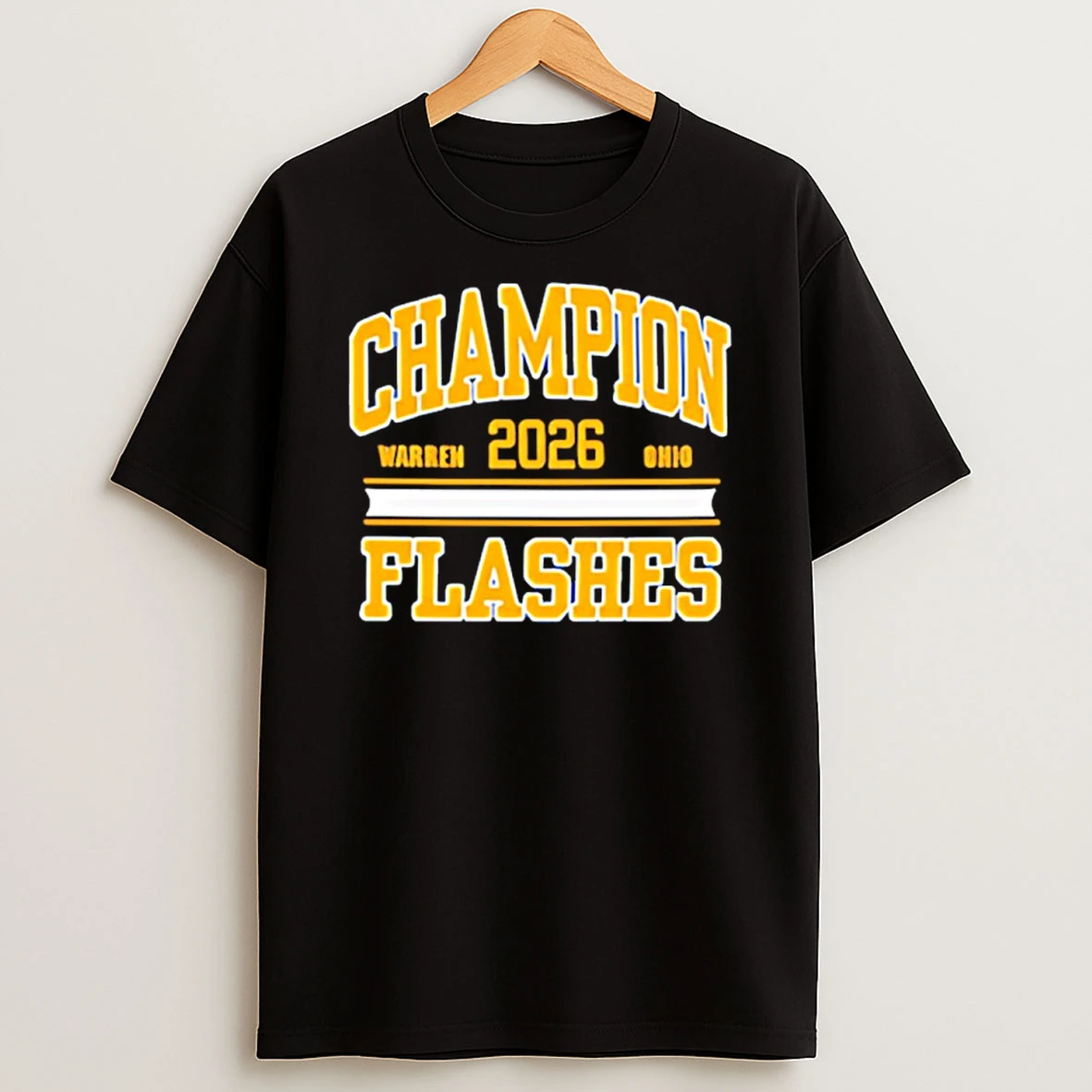 Warren Ohio 2026 Champion Flashes T Shirt