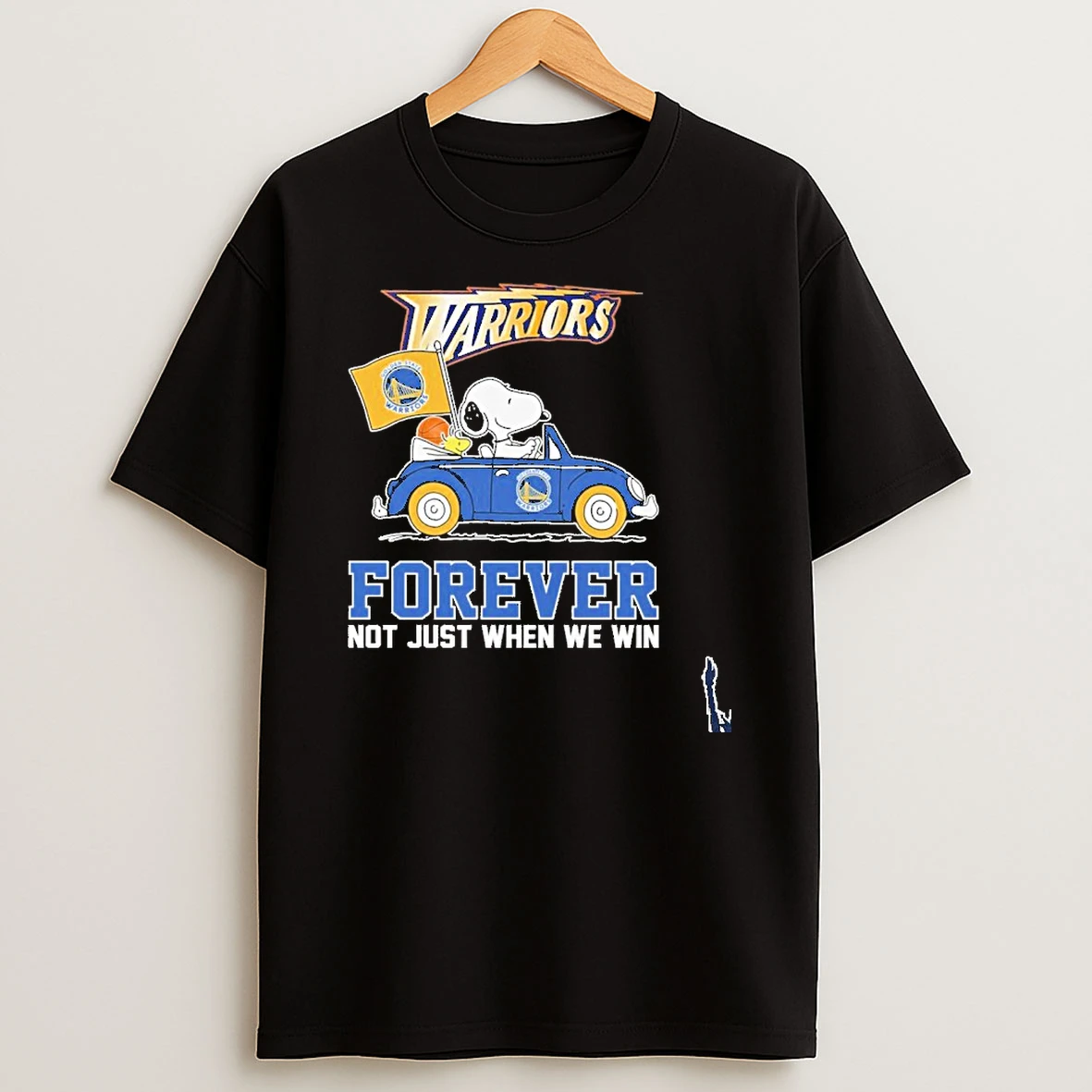 Warriors Snoopy Car Forever Not Just When We Win T Shirt