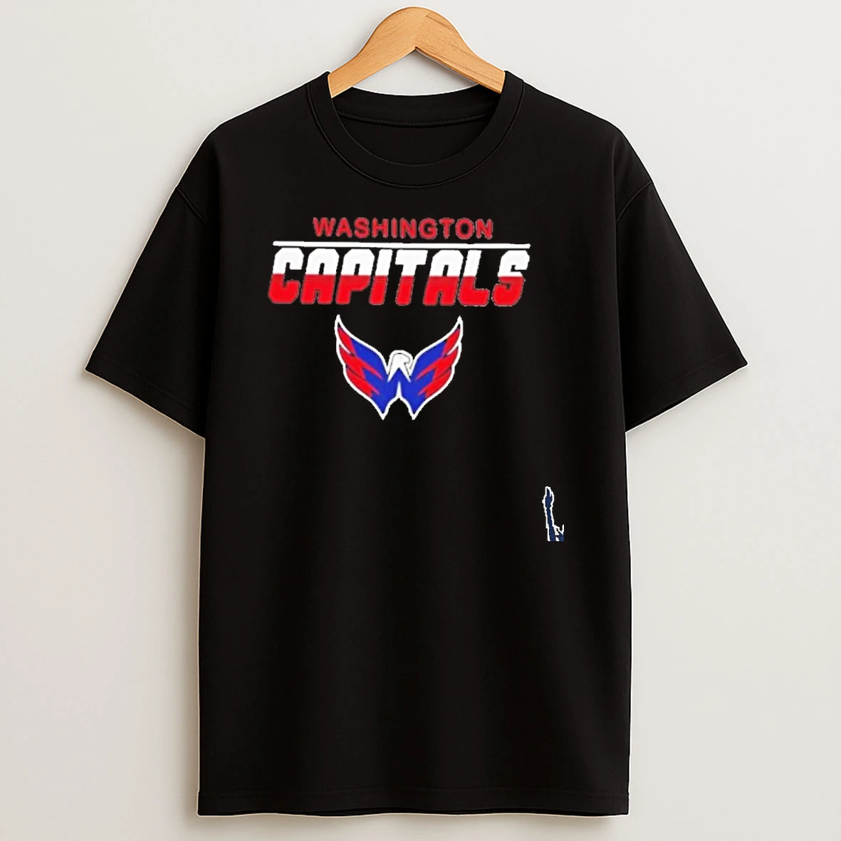 Washington Capitals Team Logo Youth Black T Shirt