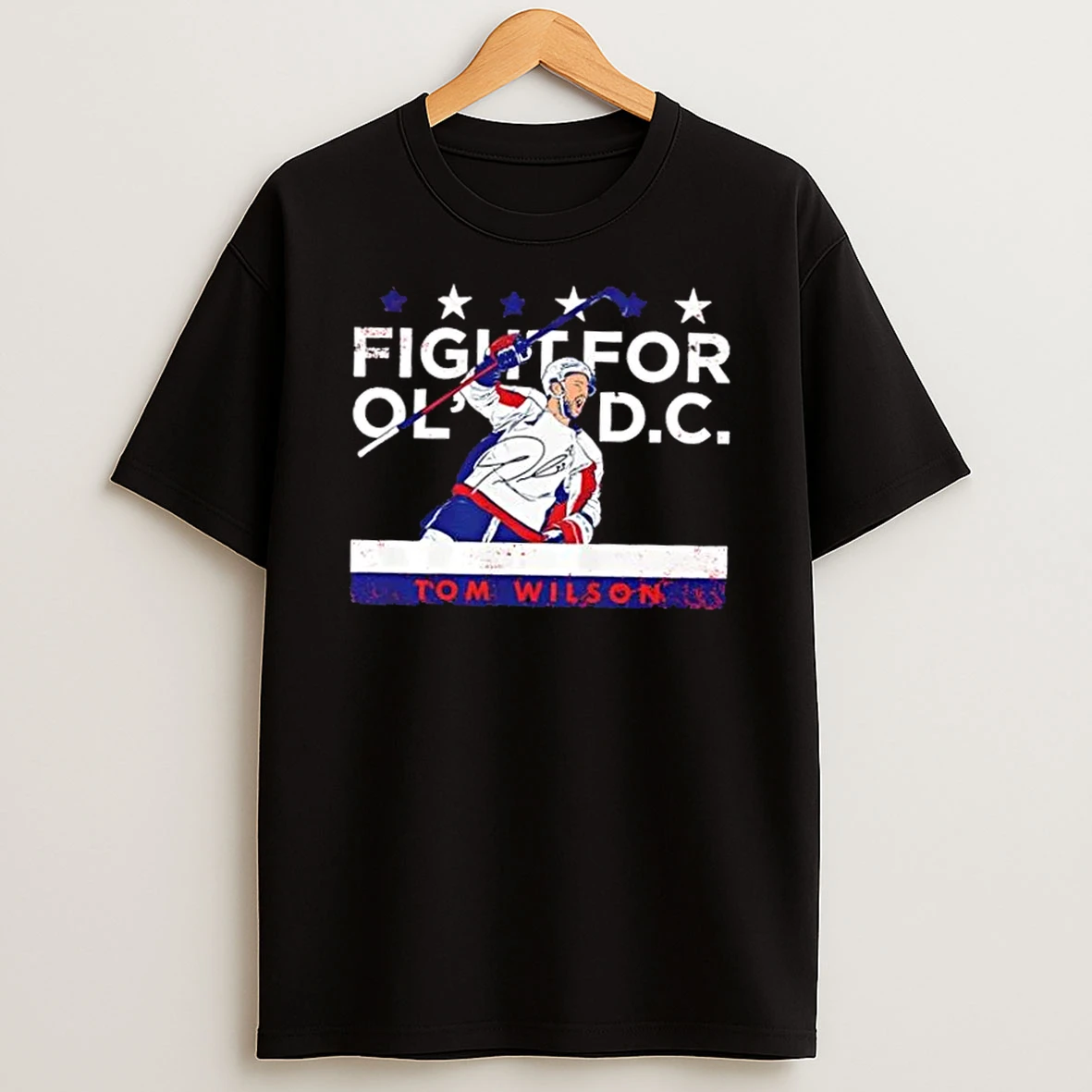 Washington Capitals Tom Wilson Fight For Old Dc T Shirt