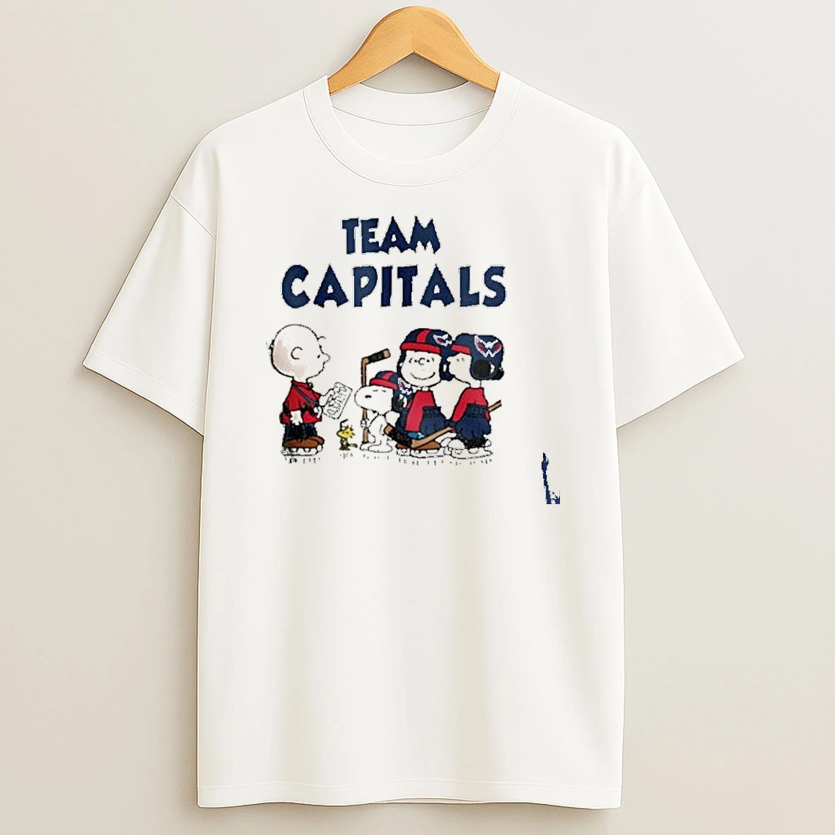Washington Capitals Team Capitals Peanut Hockey T Shirt