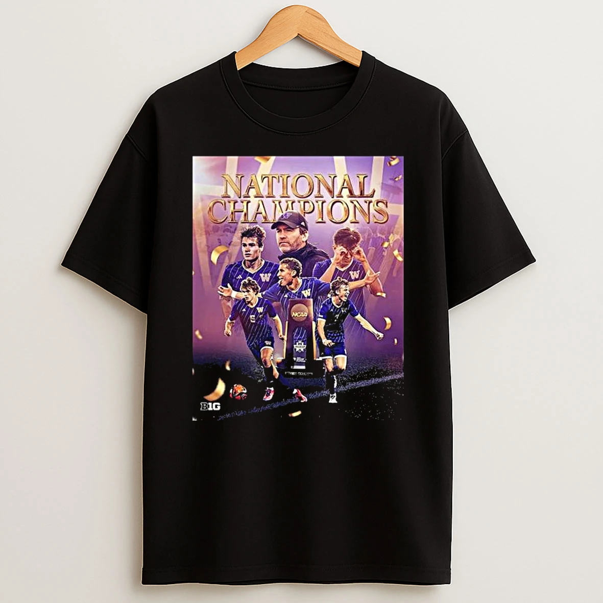 Washington Huskies Are 2025 National Champions Mens College Cup Ncaa T Shirt