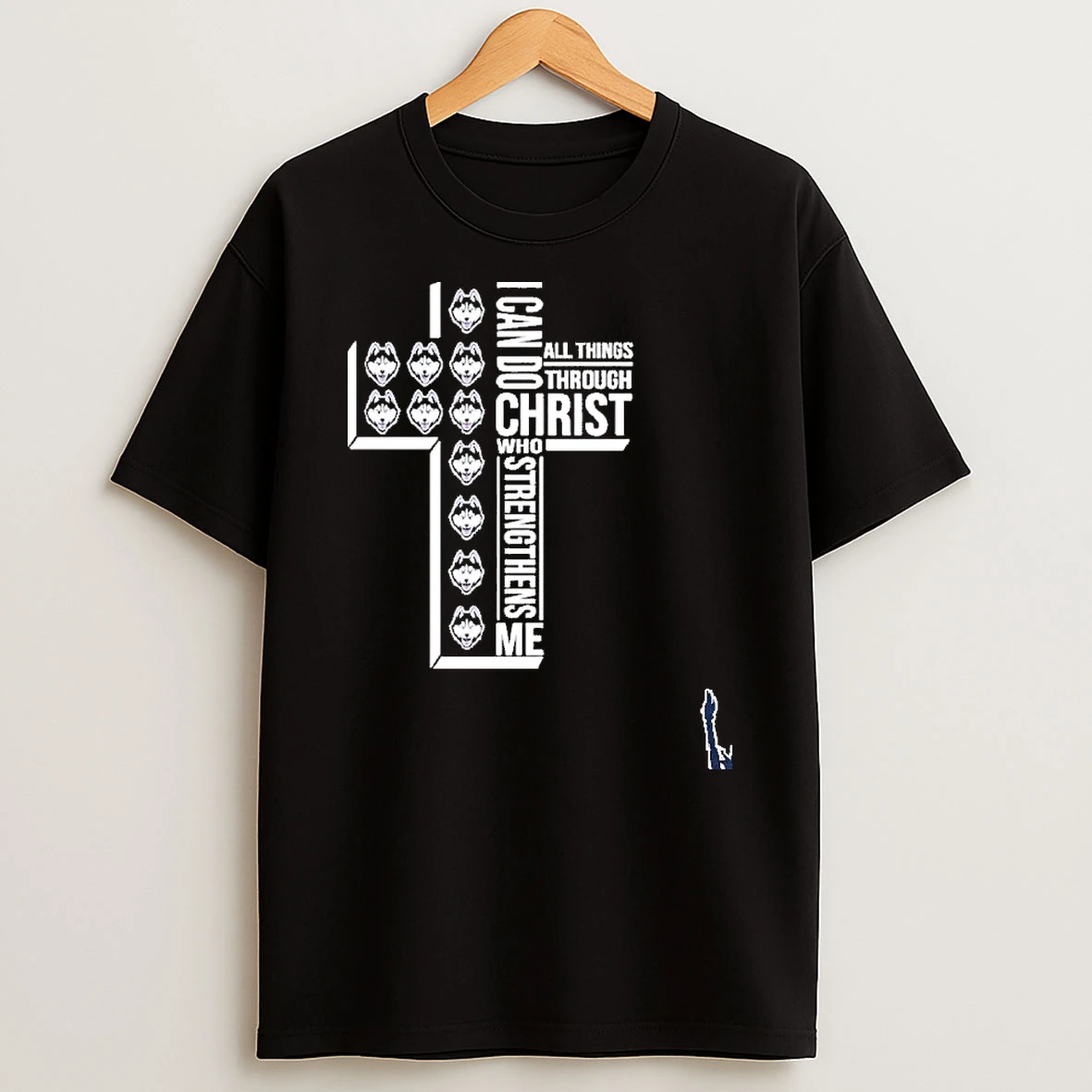 Washington Huskies I Can Do All Things Through Christ Who Strengthen Me T Shirt