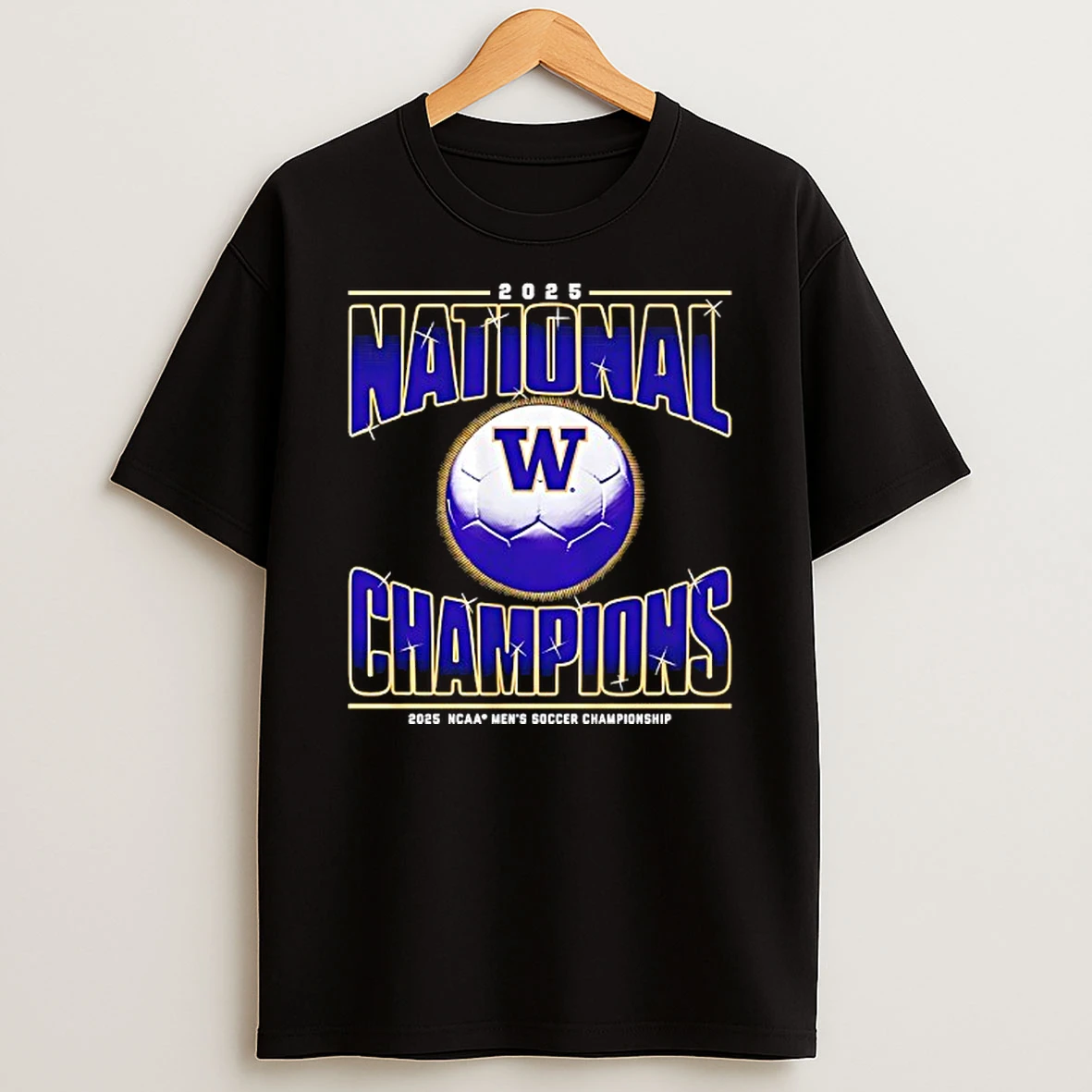 Washington Huskies Mens Soccer 2025 Ncaa National Champions T Shirt