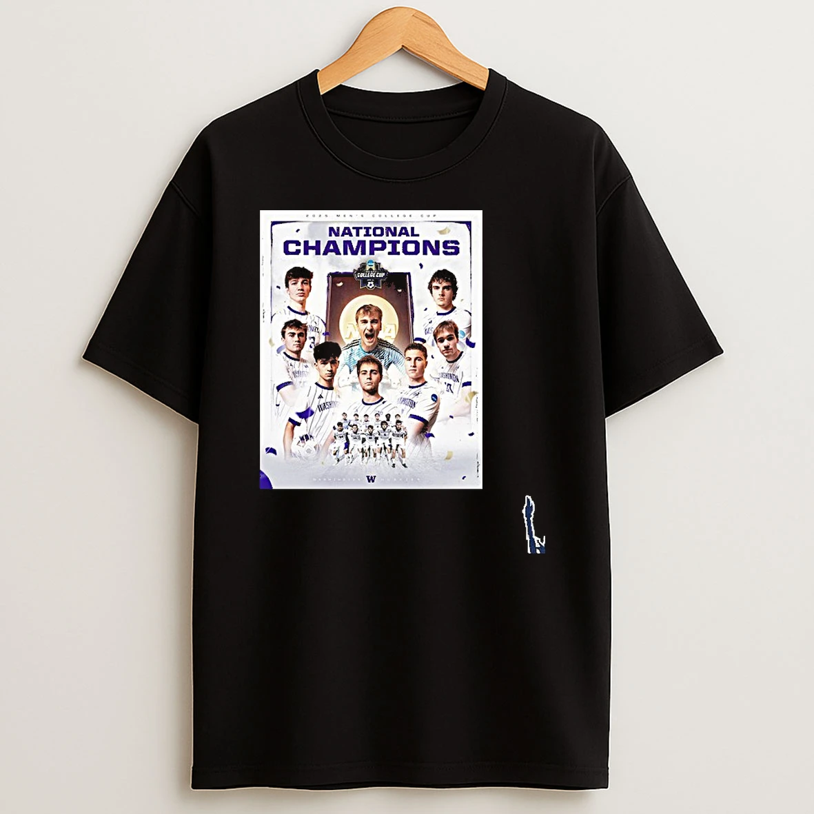 Washington Huskies Mens Soccer National Champions First Time T Shirt