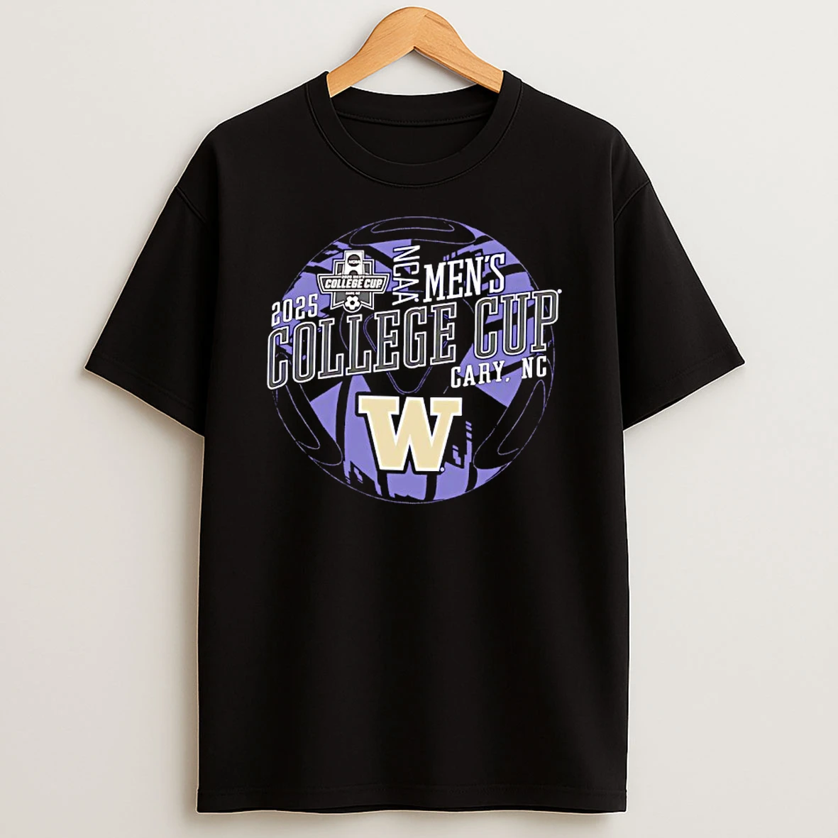 Washington Huskies Ncaa Mens College Cup 2025 T Shirt