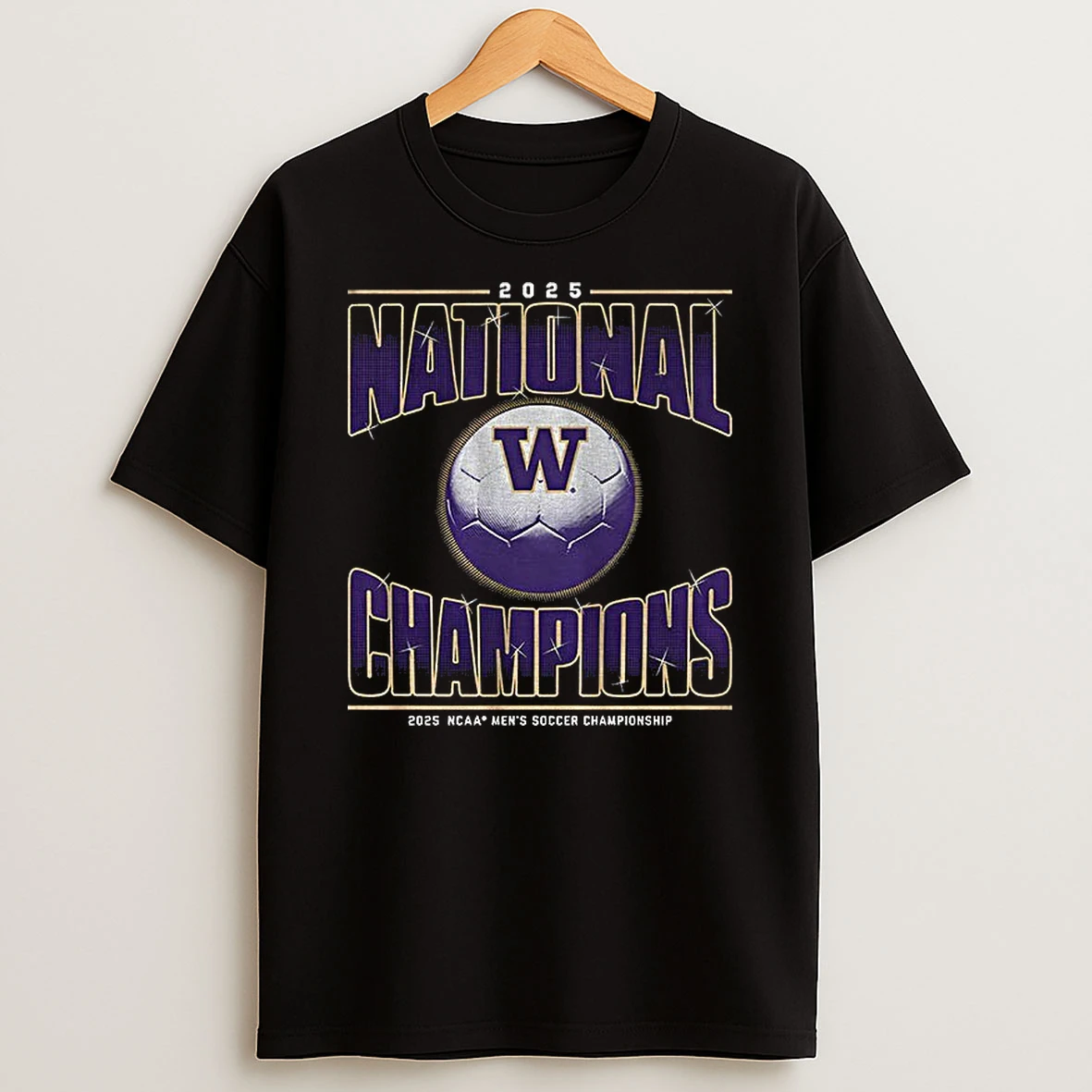 Washington Huskies Ncaa National Champions 2025 Soccer Championship T Shirt