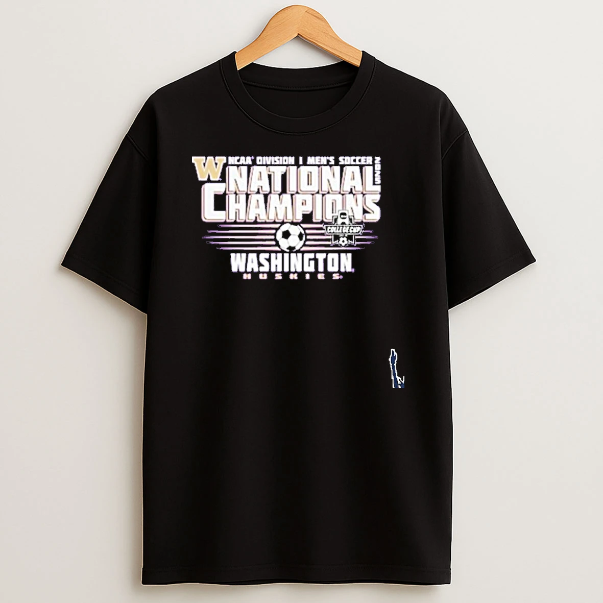 Washington Huskies Purple 2025 Mens Soccer National Champions T Shirt