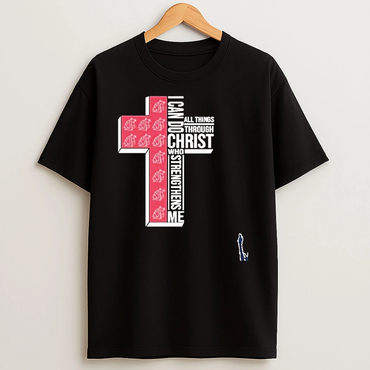 Washington State Cougars I Can Do All Things Through Christ Who Strengthen Me T Shirt