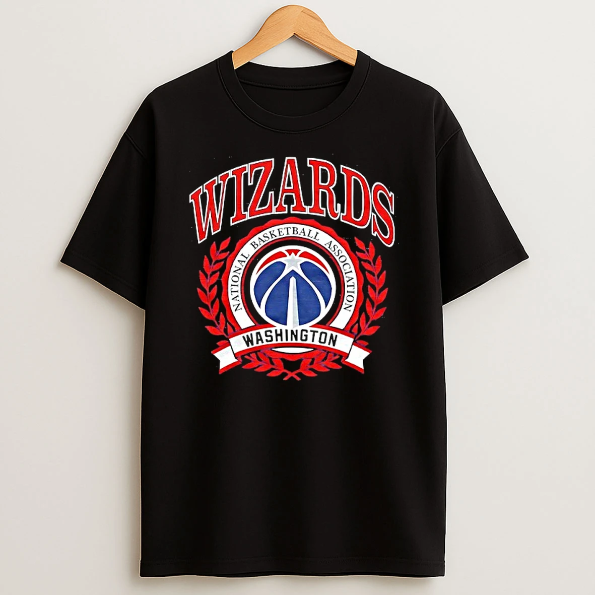 Washington Wizards Basketball Nba Crest Logo T Shirt