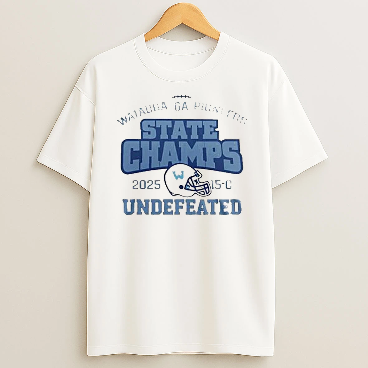 Watauga Pioneers 2025 Nchsaa 6a State Champions Undefeated T Shirt