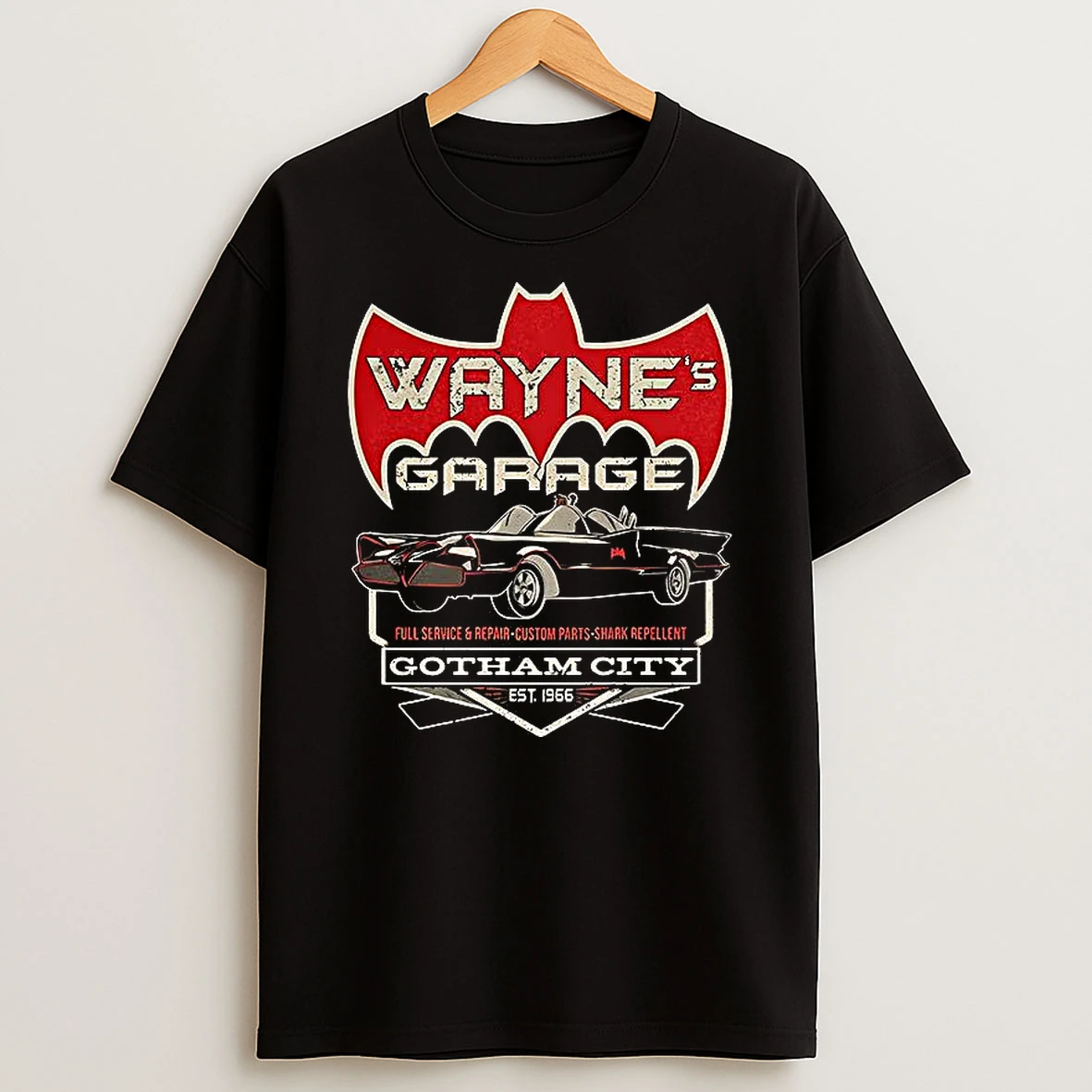 Wayne Garage Gotham City T Shirt