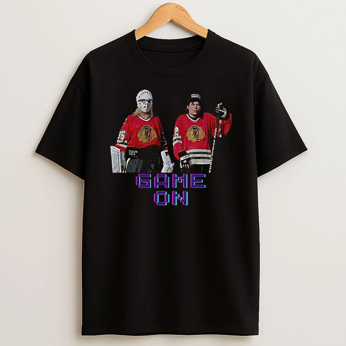 Waynes World Game On 90s Movie Street Hockey T Shirt