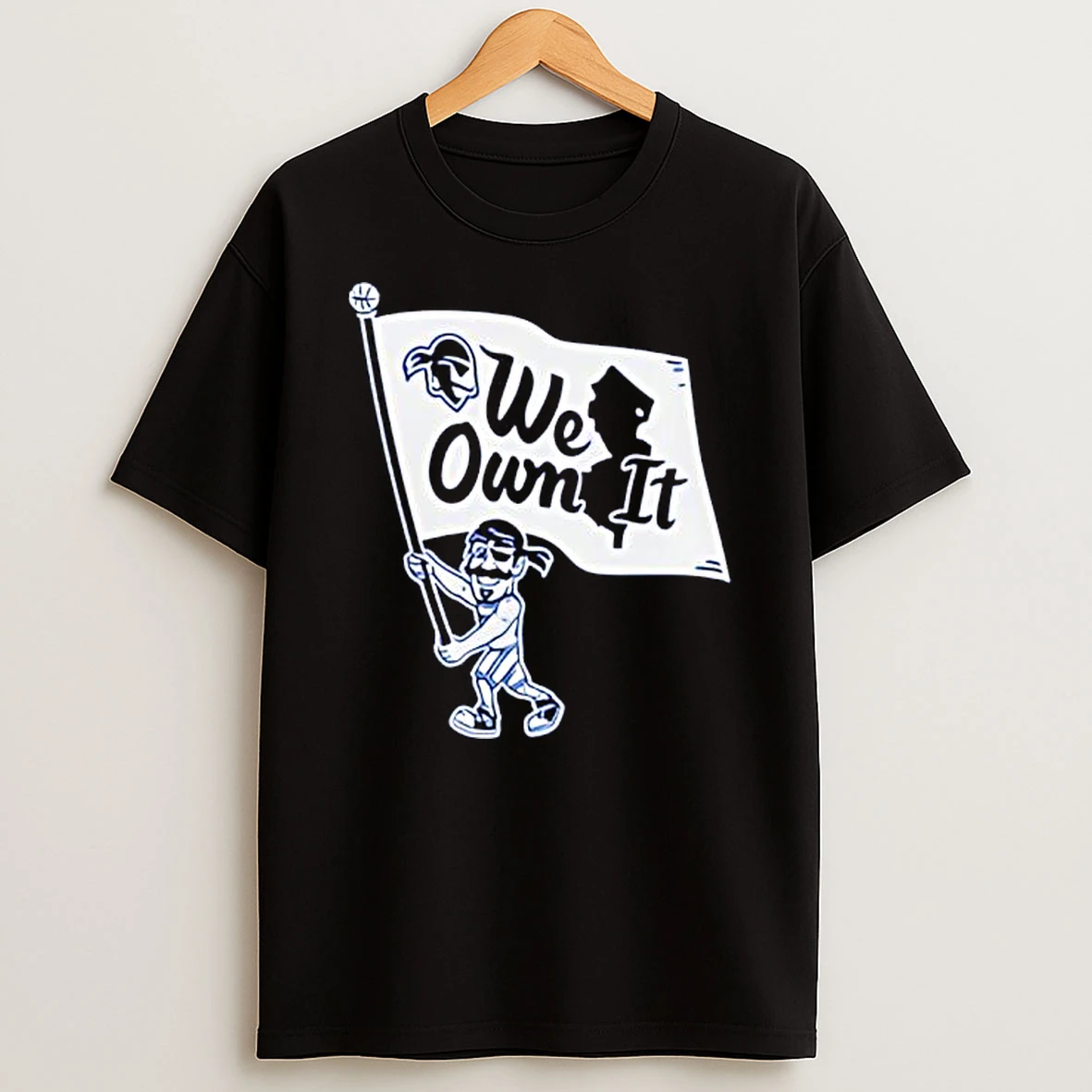 We Own It Seton Hall Pirates Jersey Bleeds Blue T Shirt