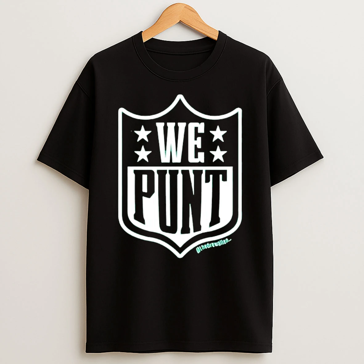 We Punt Nfl Logo Parody T Shirt