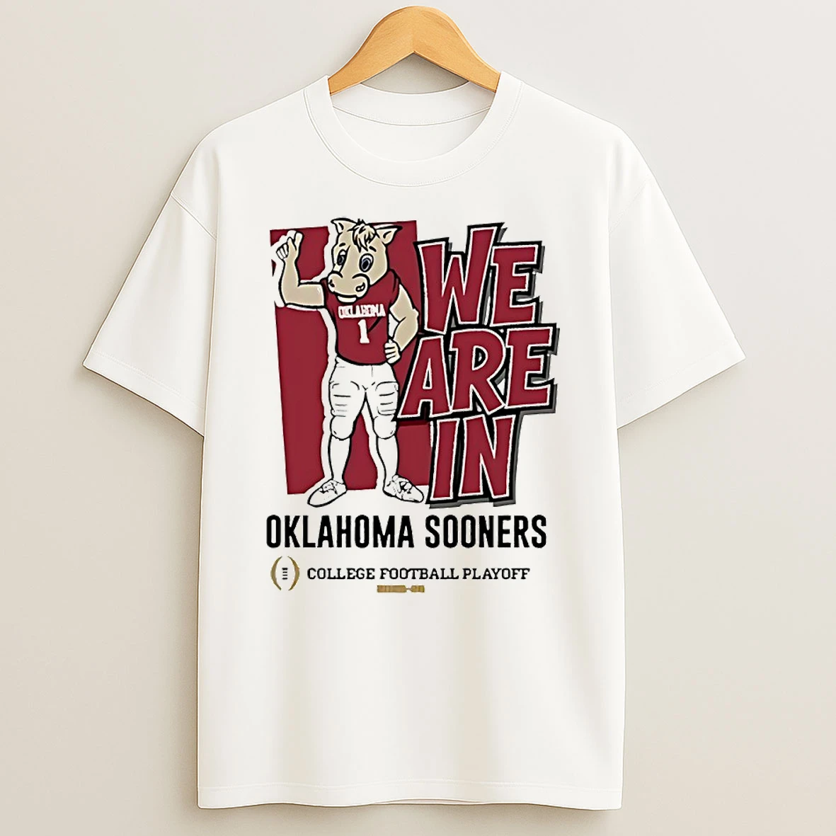 We Are In Oklahoma Sooners 2025 2026 Cfp Bound Mascot Circle T Shirt