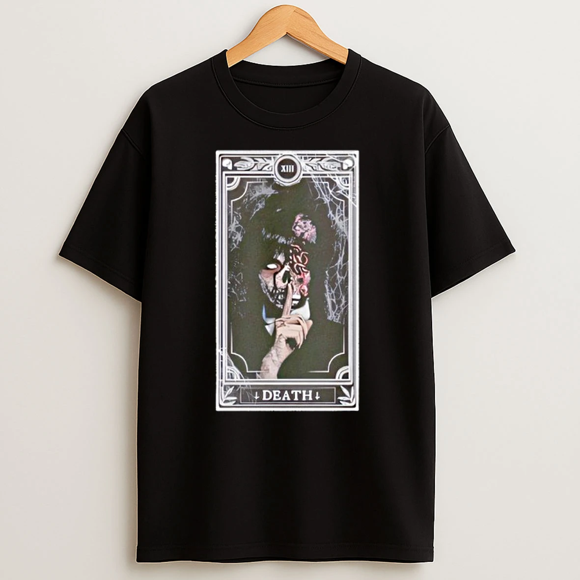 Wednesday Addams Death Tarot Card Xiii Gothic T Shirt