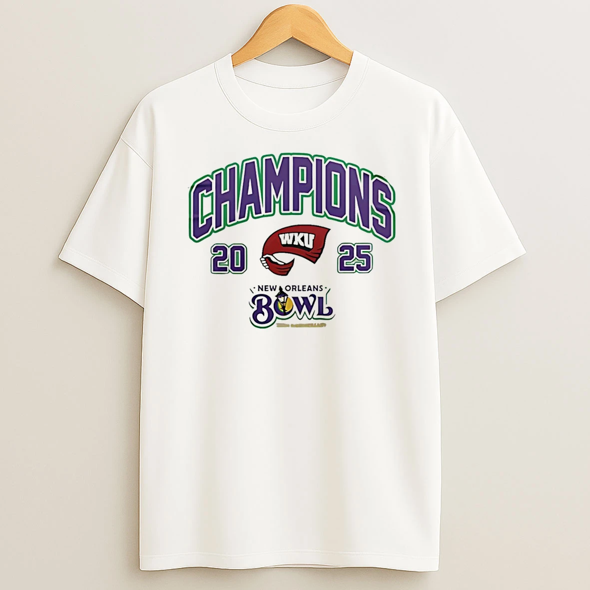 Western Kentucky Hilltoppers 2025 New Orleans Bowl Champions Class T Shirt